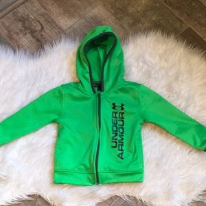 Under armor boys size 2 zip up hoodie